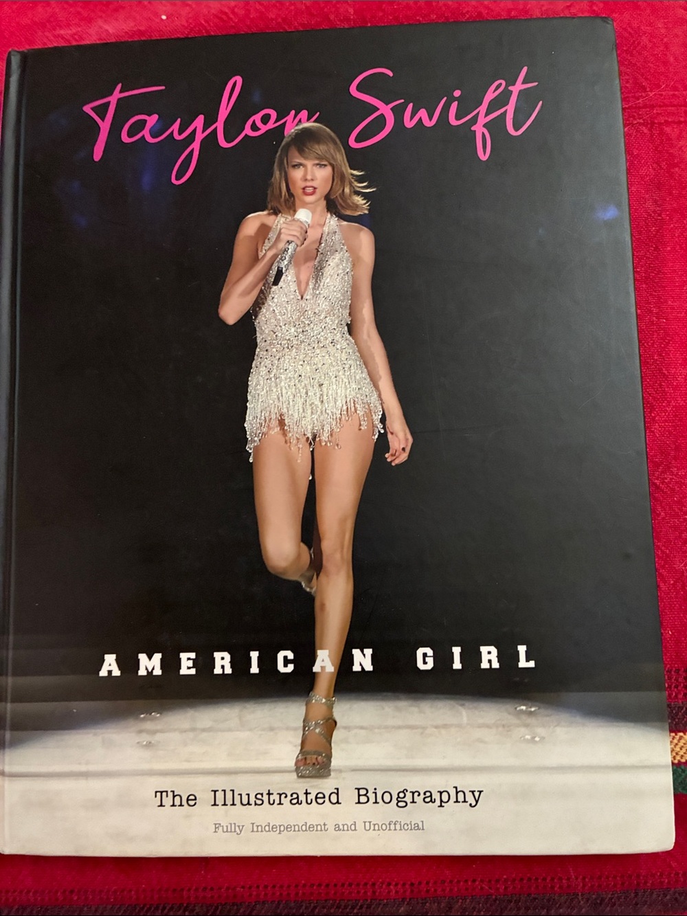 Taylor Swift Black Cover with Pink Title